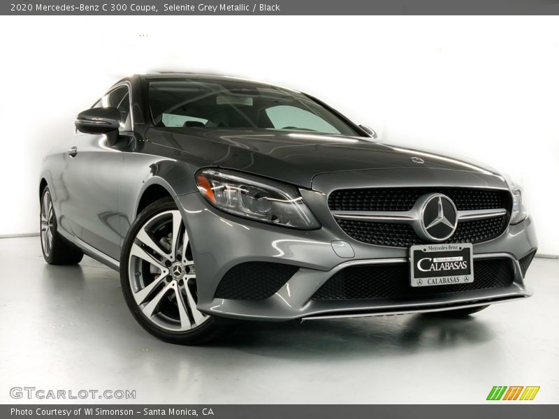 Selenite Grey Metallic / Black 2020 Mercedes-Benz C 300 Coupe