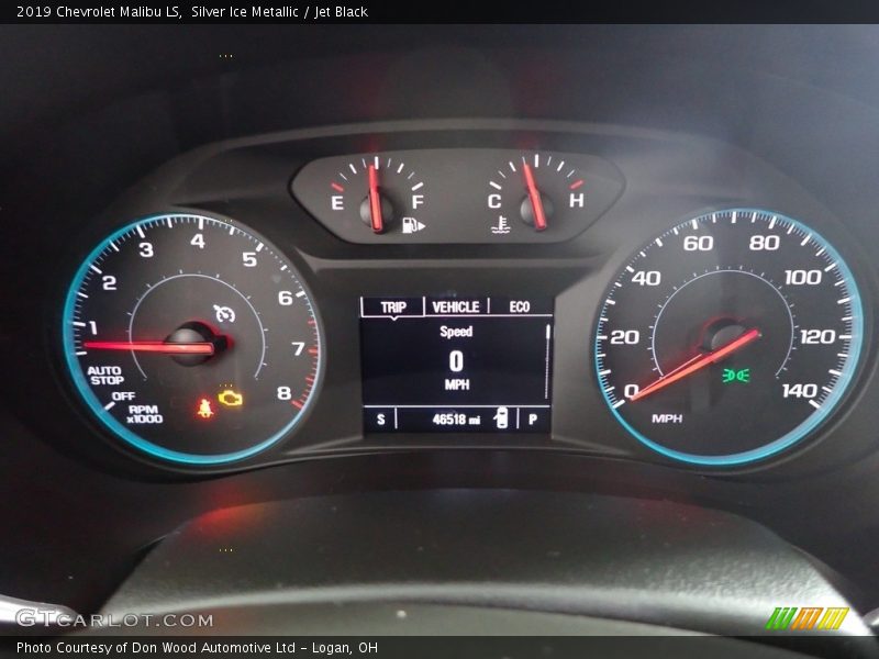 Silver Ice Metallic / Jet Black 2019 Chevrolet Malibu LS