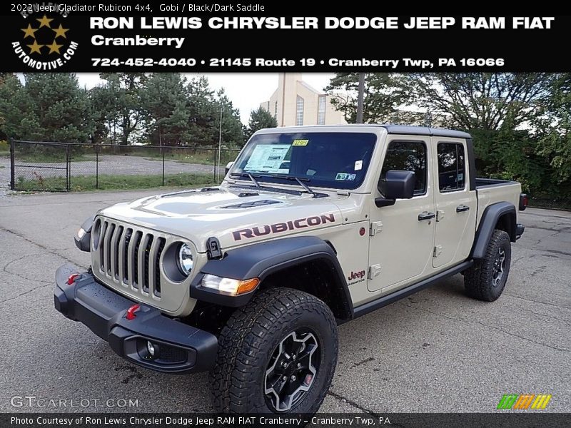 Gobi / Black/Dark Saddle 2022 Jeep Gladiator Rubicon 4x4