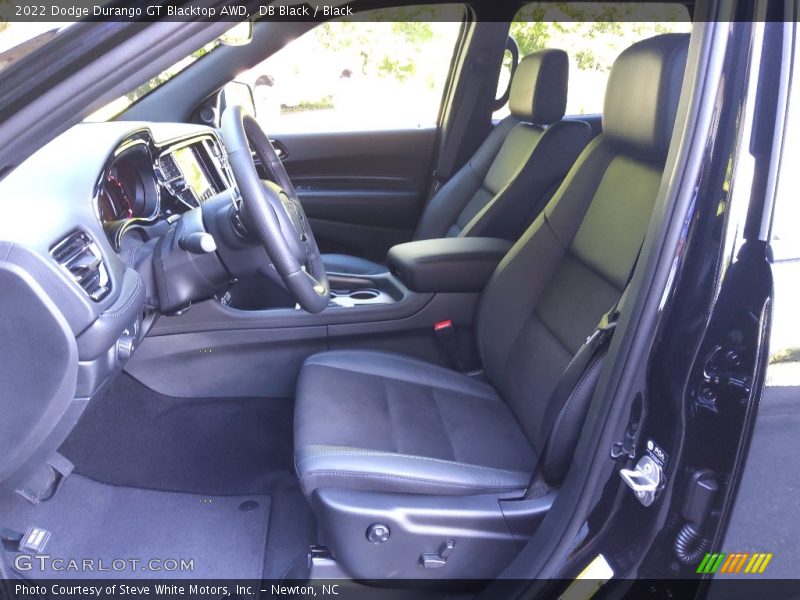 Front Seat of 2022 Durango GT Blacktop AWD