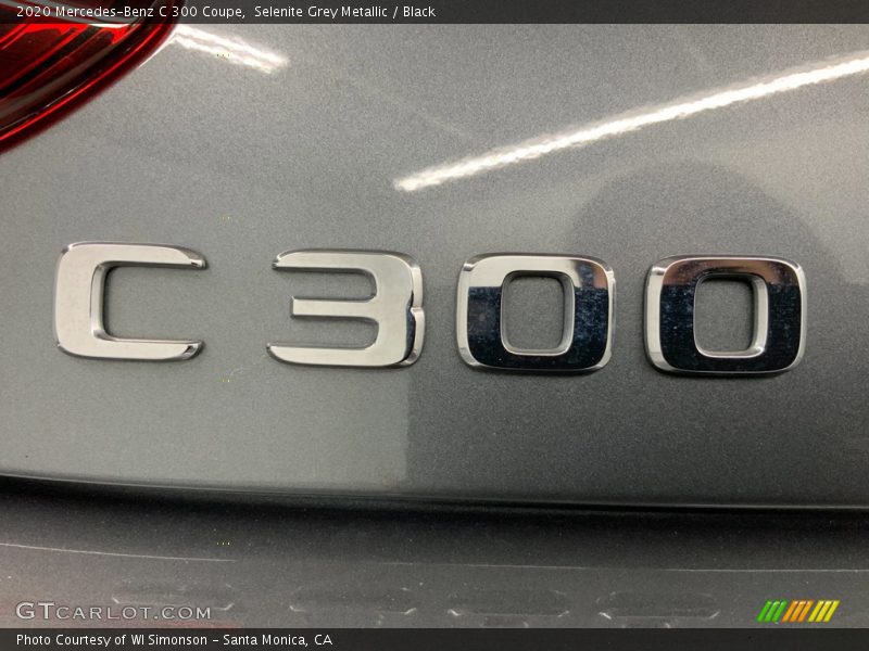 Selenite Grey Metallic / Black 2020 Mercedes-Benz C 300 Coupe