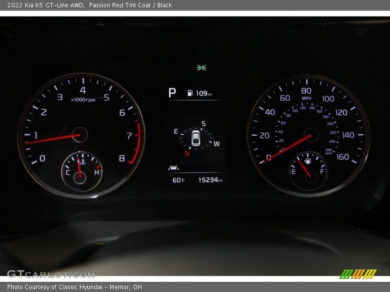  2022 K5 GT-Line AWD GT-Line AWD Gauges