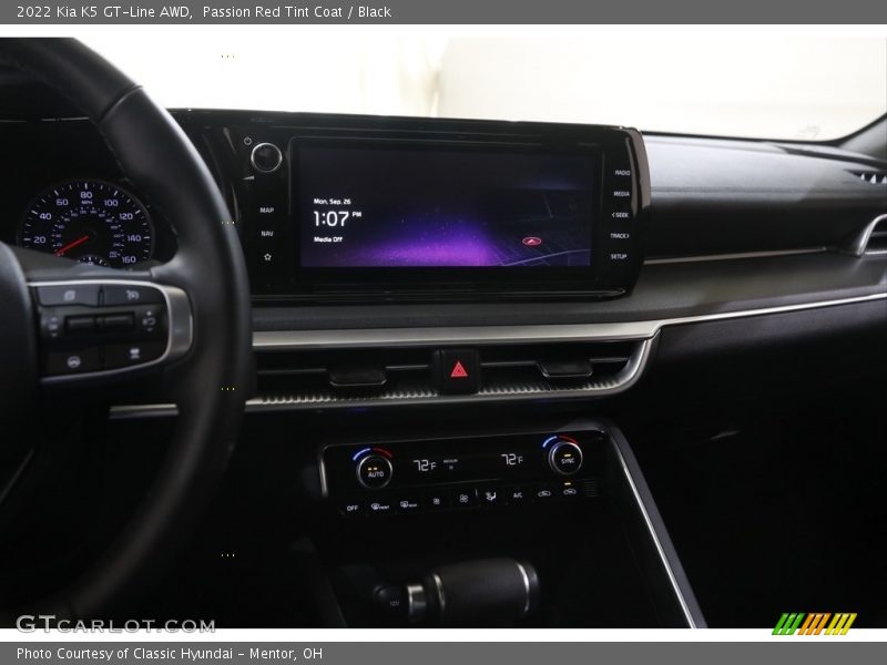 Controls of 2022 K5 GT-Line AWD