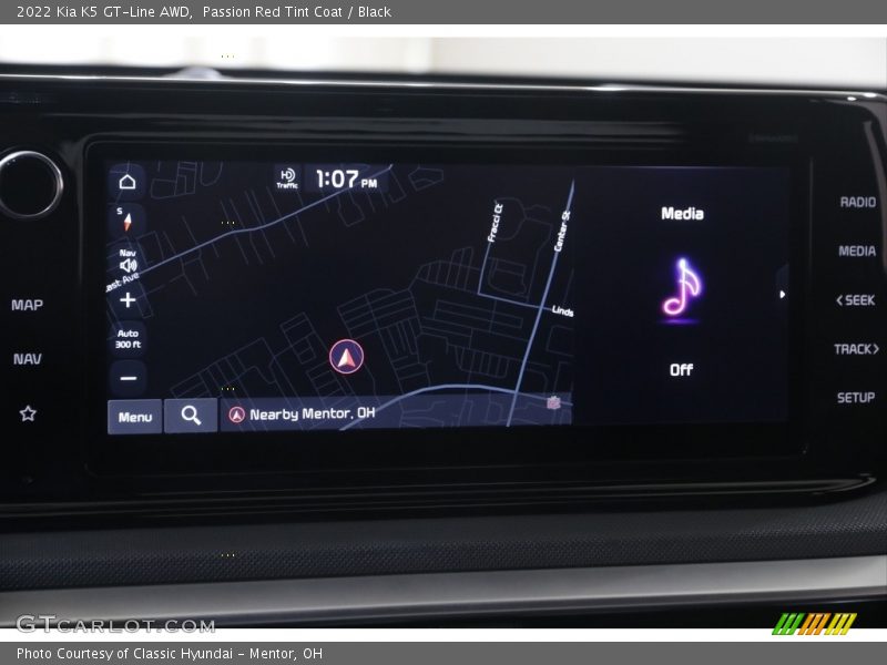 Navigation of 2022 K5 GT-Line AWD