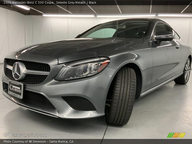 Selenite Grey Metallic / Black 2020 Mercedes-Benz C 300 Coupe