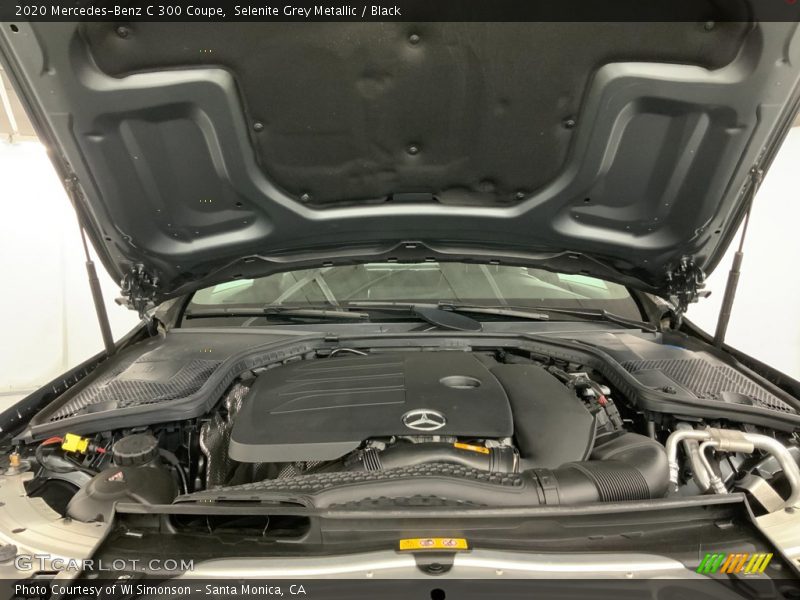 Selenite Grey Metallic / Black 2020 Mercedes-Benz C 300 Coupe