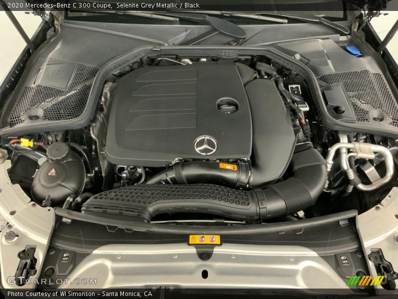 Selenite Grey Metallic / Black 2020 Mercedes-Benz C 300 Coupe