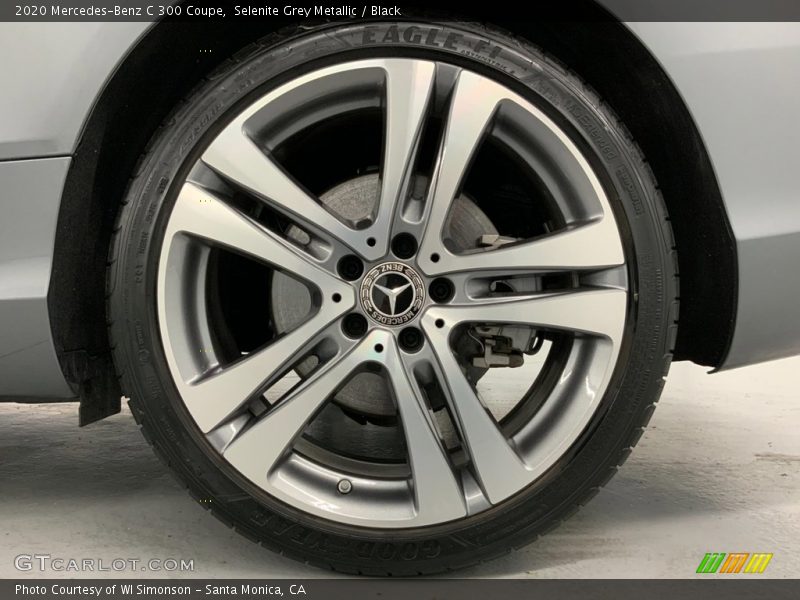 Selenite Grey Metallic / Black 2020 Mercedes-Benz C 300 Coupe