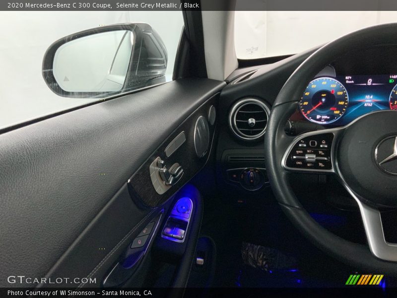 Selenite Grey Metallic / Black 2020 Mercedes-Benz C 300 Coupe