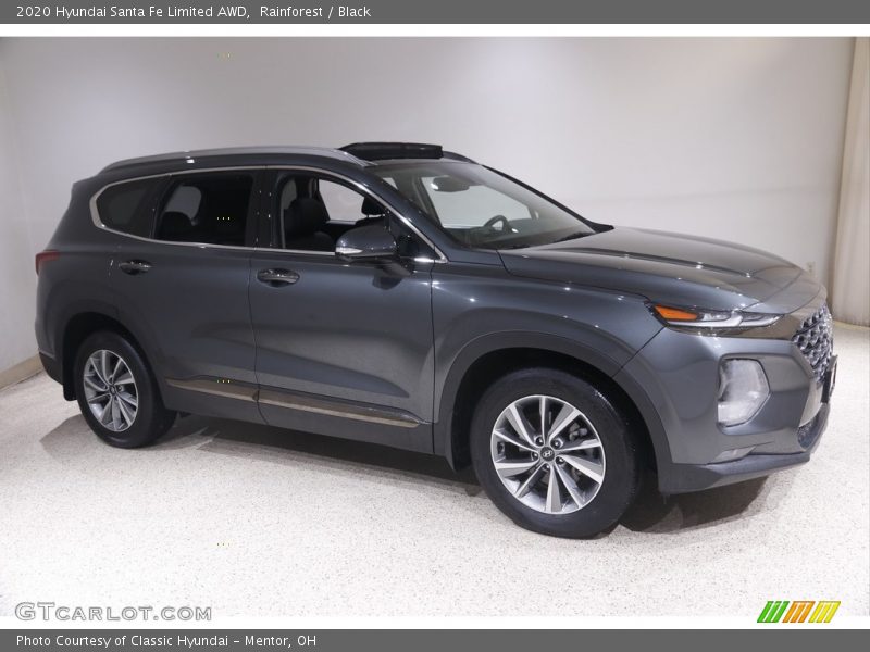 Rainforest / Black 2020 Hyundai Santa Fe Limited AWD