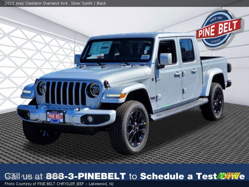 Silver Zynith / Black 2022 Jeep Gladiator Overland 4x4