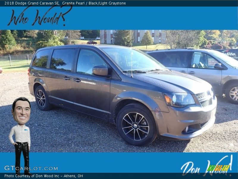 Granite Pearl / Black/Light Graystone 2018 Dodge Grand Caravan SE