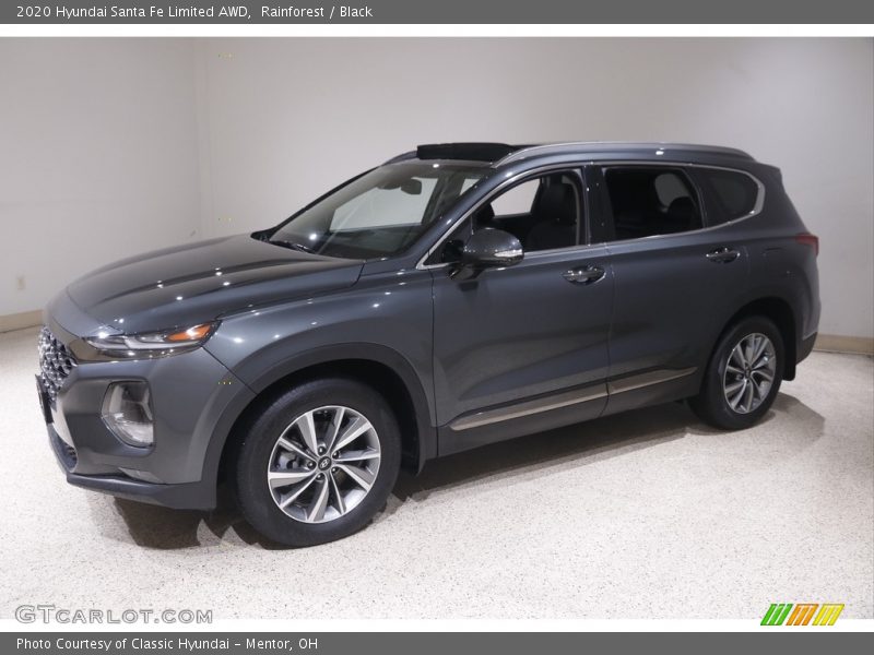 Rainforest / Black 2020 Hyundai Santa Fe Limited AWD
