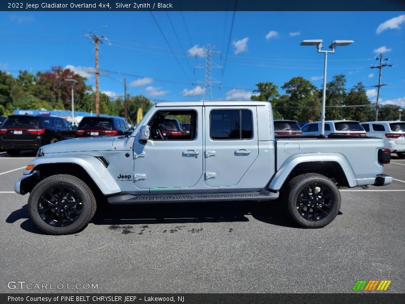 Silver Zynith / Black 2022 Jeep Gladiator Overland 4x4