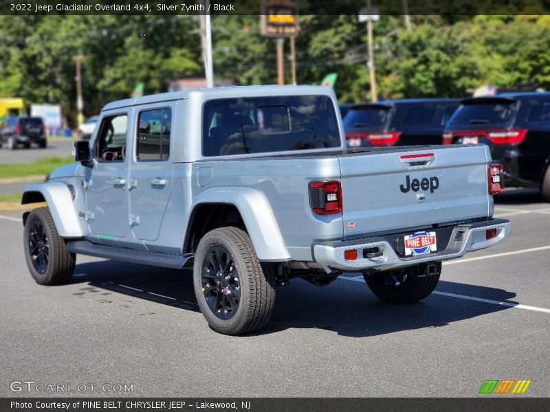 Silver Zynith / Black 2022 Jeep Gladiator Overland 4x4