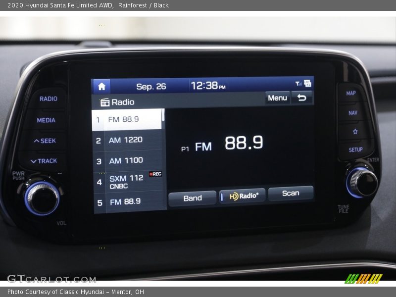 Rainforest / Black 2020 Hyundai Santa Fe Limited AWD