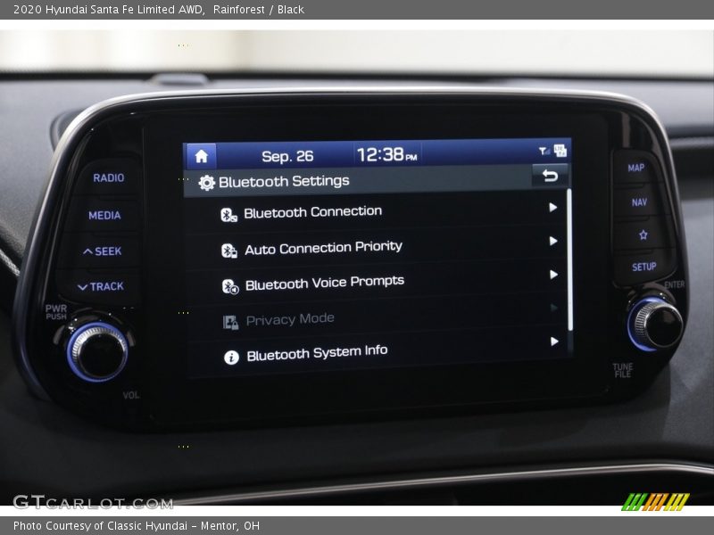 Rainforest / Black 2020 Hyundai Santa Fe Limited AWD