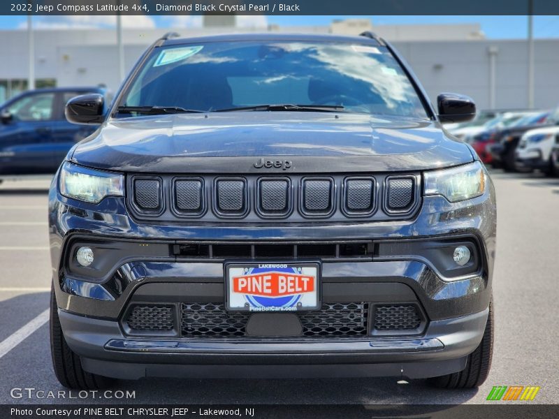 Diamond Black Crystal Pearl / Black 2022 Jeep Compass Latitude 4x4