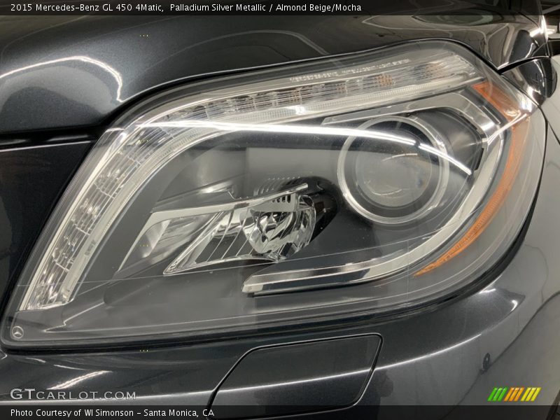 Palladium Silver Metallic / Almond Beige/Mocha 2015 Mercedes-Benz GL 450 4Matic