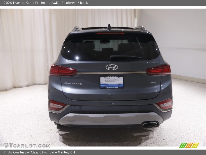 Rainforest / Black 2020 Hyundai Santa Fe Limited AWD