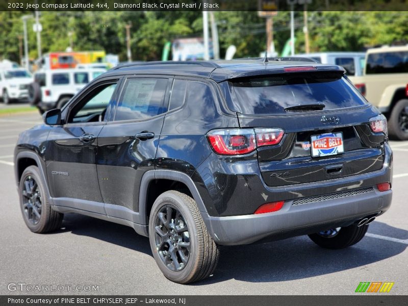 Diamond Black Crystal Pearl / Black 2022 Jeep Compass Latitude 4x4