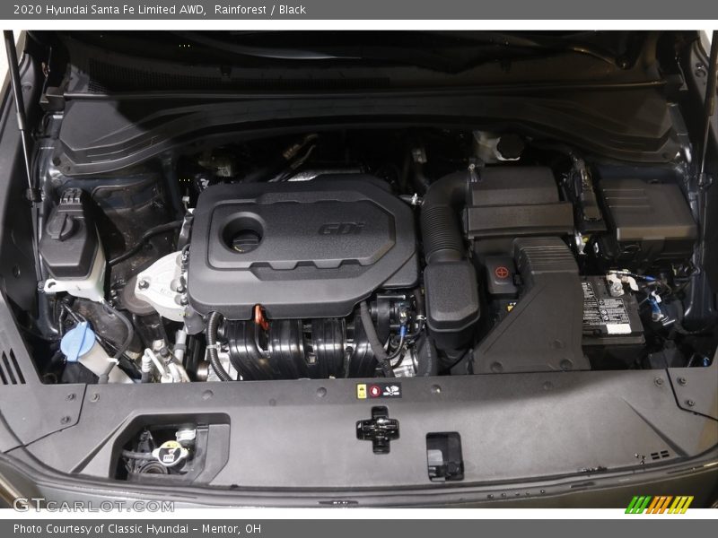 Rainforest / Black 2020 Hyundai Santa Fe Limited AWD