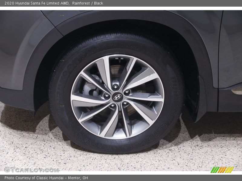 Rainforest / Black 2020 Hyundai Santa Fe Limited AWD