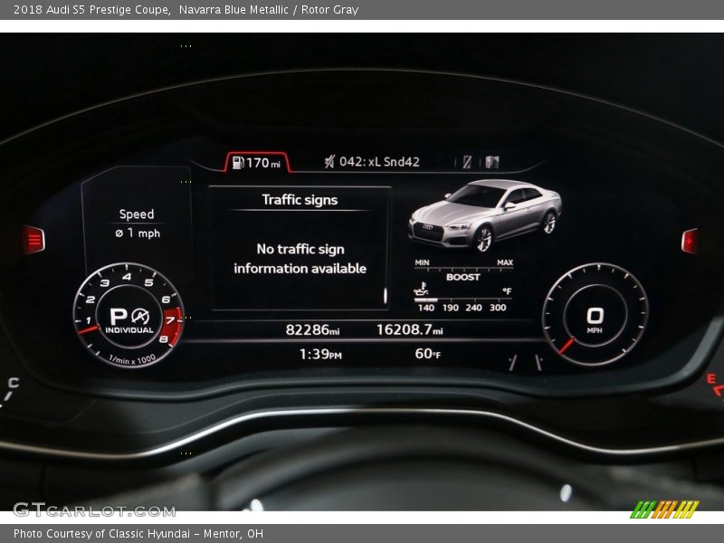  2018 S5 Prestige Coupe Prestige Coupe Gauges