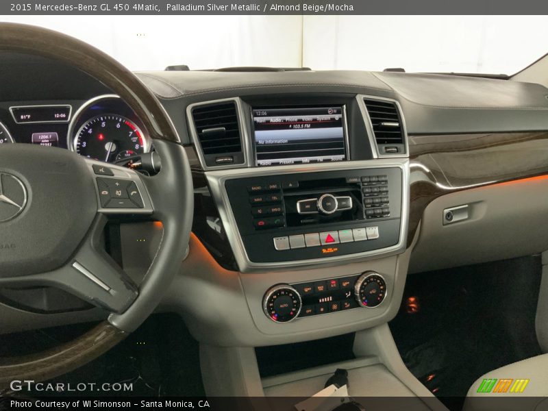Palladium Silver Metallic / Almond Beige/Mocha 2015 Mercedes-Benz GL 450 4Matic