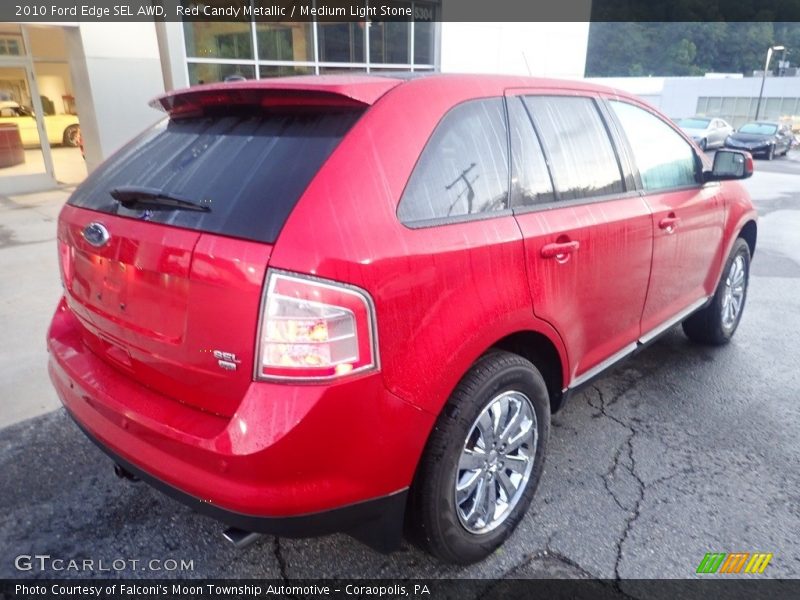 Red Candy Metallic / Medium Light Stone 2010 Ford Edge SEL AWD