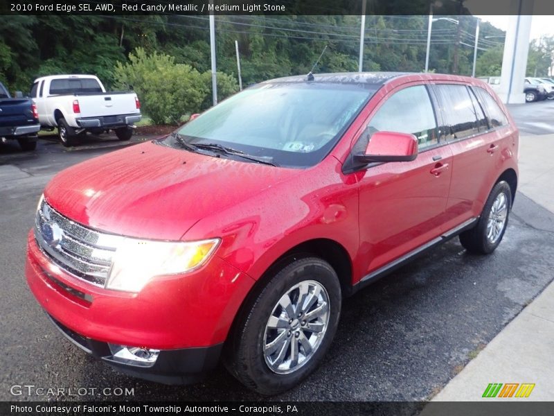 Red Candy Metallic / Medium Light Stone 2010 Ford Edge SEL AWD