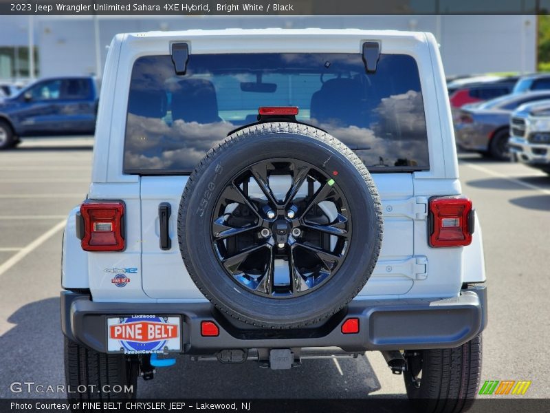 Bright White / Black 2023 Jeep Wrangler Unlimited Sahara 4XE Hybrid