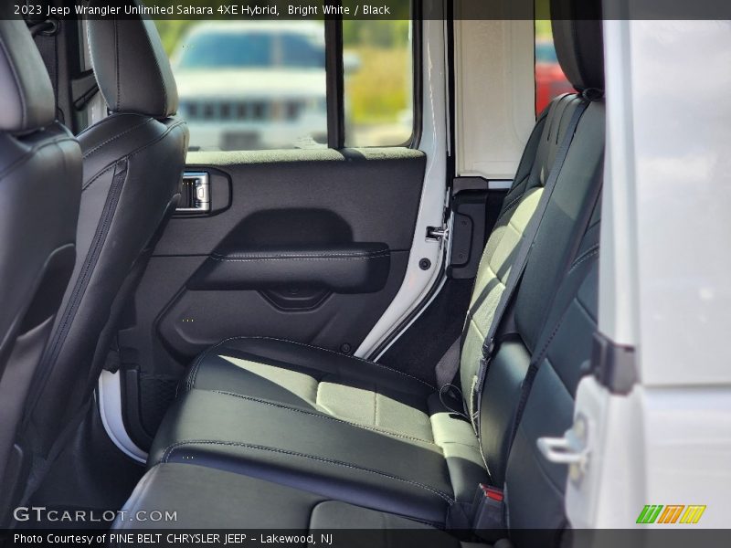 Rear Seat of 2023 Wrangler Unlimited Sahara 4XE Hybrid