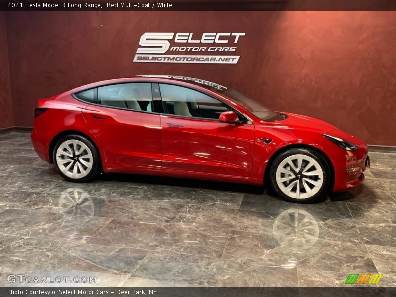  2021 Model 3 Long Range Red Multi-Coat