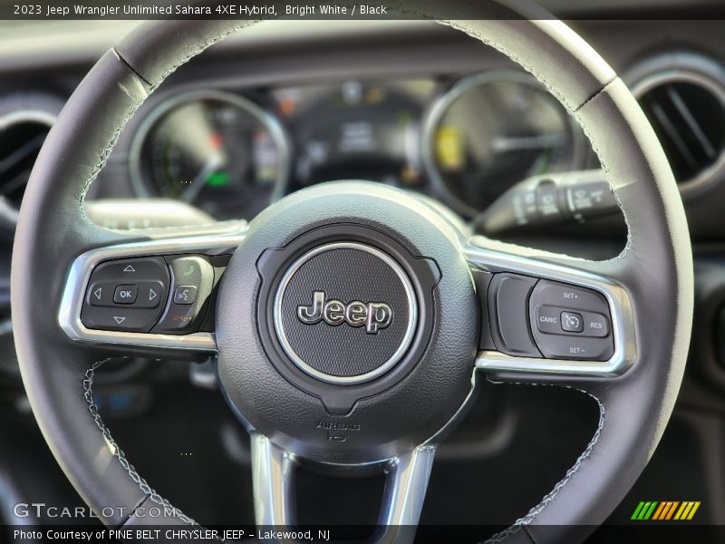  2023 Wrangler Unlimited Sahara 4XE Hybrid Steering Wheel