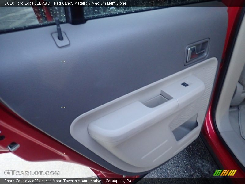 Red Candy Metallic / Medium Light Stone 2010 Ford Edge SEL AWD