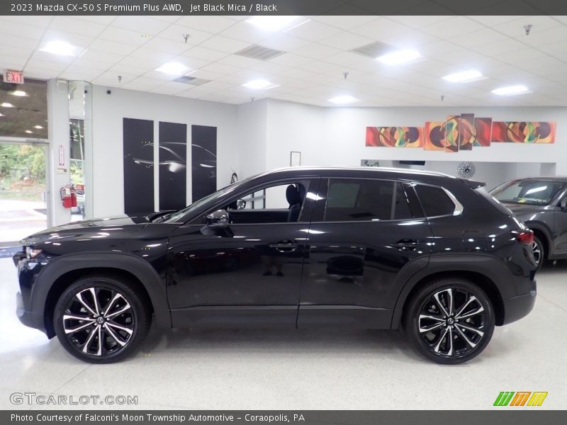 Jet Black Mica / Black 2023 Mazda CX-50 S Premium Plus AWD