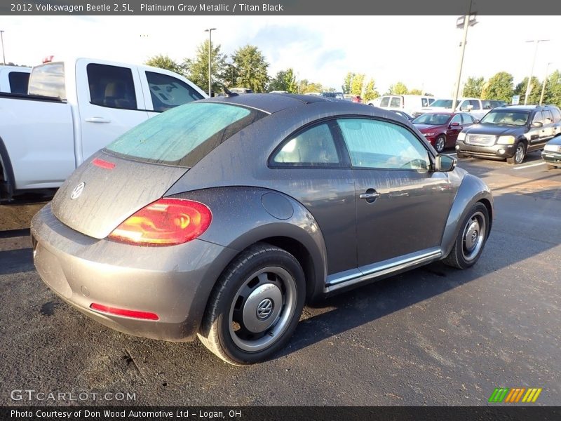 Platinum Gray Metallic / Titan Black 2012 Volkswagen Beetle 2.5L