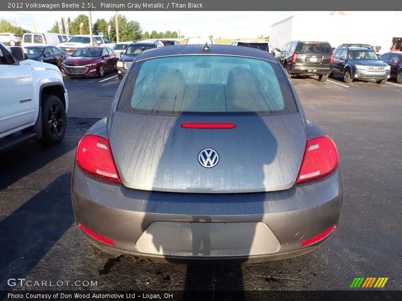 Platinum Gray Metallic / Titan Black 2012 Volkswagen Beetle 2.5L