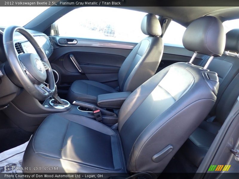Platinum Gray Metallic / Titan Black 2012 Volkswagen Beetle 2.5L