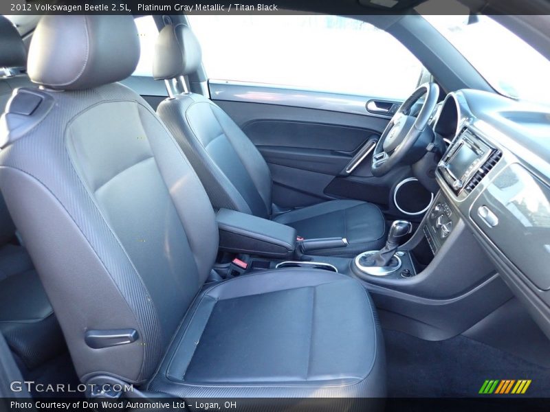 Platinum Gray Metallic / Titan Black 2012 Volkswagen Beetle 2.5L