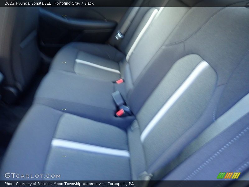 Portofino Gray / Black 2023 Hyundai Sonata SEL
