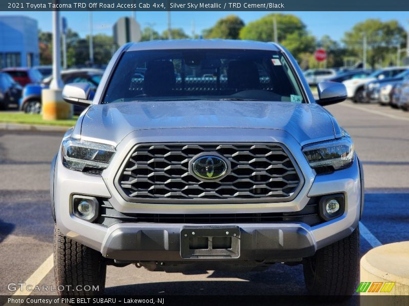 Silver Sky Metallic / TRD Cement/Black 2021 Toyota Tacoma TRD Off Road Access Cab 4x4