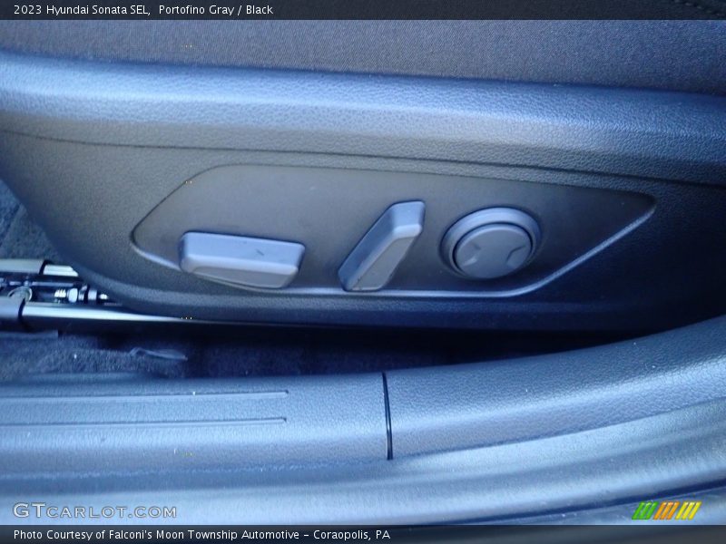 Portofino Gray / Black 2023 Hyundai Sonata SEL