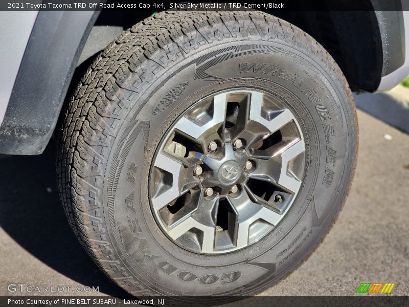 Silver Sky Metallic / TRD Cement/Black 2021 Toyota Tacoma TRD Off Road Access Cab 4x4