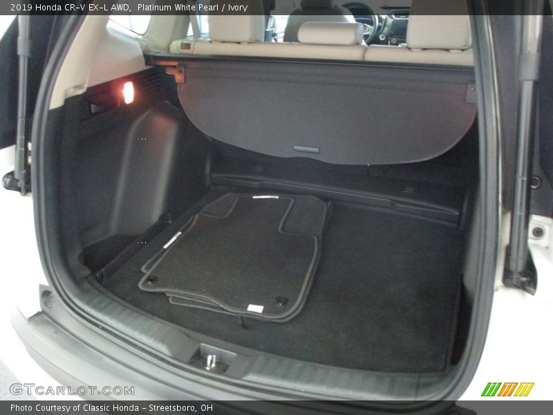 Platinum White Pearl / Ivory 2019 Honda CR-V EX-L AWD