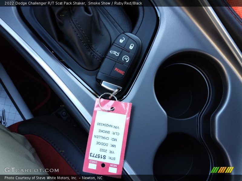 Smoke Show / Ruby Red/Black 2022 Dodge Challenger R/T Scat Pack Shaker