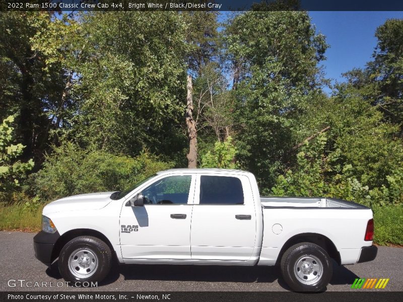 Bright White / Black/Diesel Gray 2022 Ram 1500 Classic Crew Cab 4x4