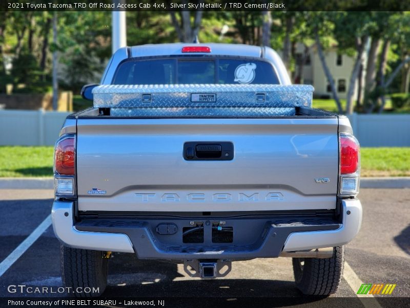 Silver Sky Metallic / TRD Cement/Black 2021 Toyota Tacoma TRD Off Road Access Cab 4x4