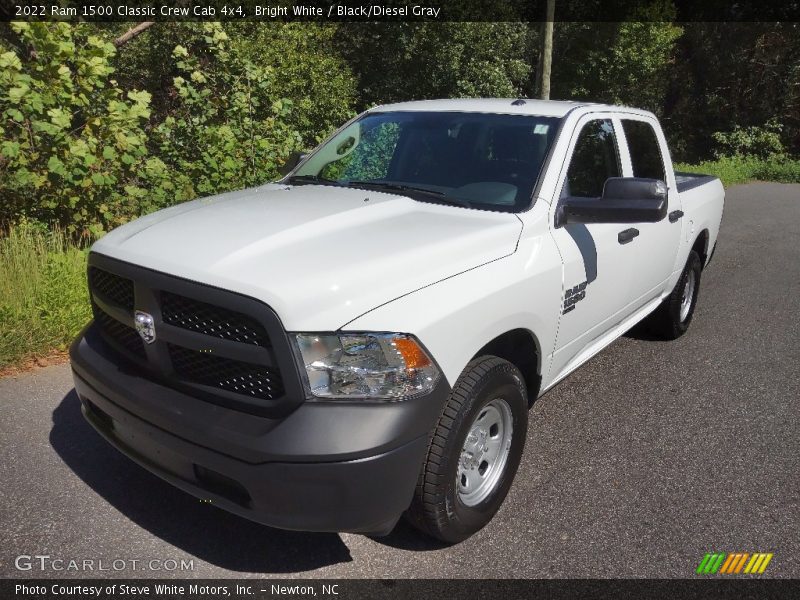 Bright White / Black/Diesel Gray 2022 Ram 1500 Classic Crew Cab 4x4